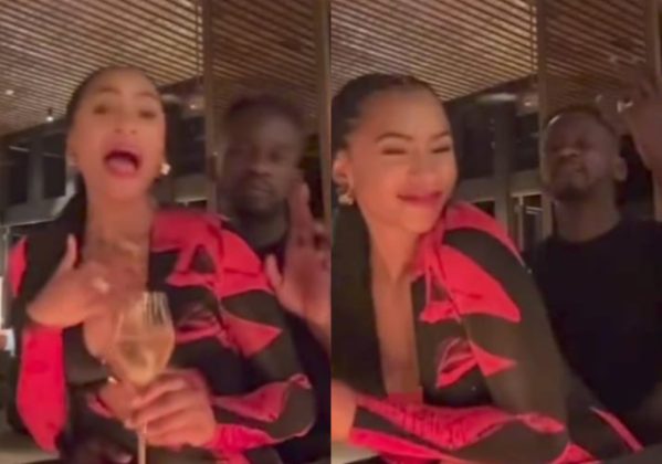 True Love Exists Mr Eazi And Temi Otedola Shares Loved Up Moment On