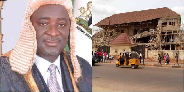 20 Escape Death As Unapproved Building Of House Of Assembly Speaker Collapses [Photos]