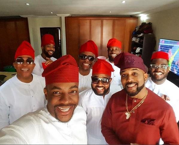 PHOTO NEWS: See Photos Of Banky W's Crew For His Introduction Today