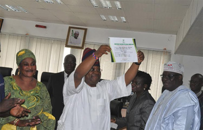 PHOTOS: INEC Issues Certificate Of Return To Dancing Senator, Ademola Adeleke