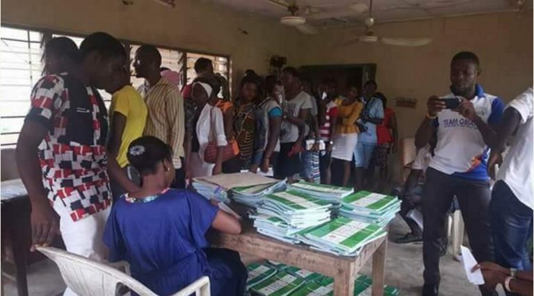 No Election Biafra Land: See What Is Happening At INEC Registration Centers In Anambra [Photos]