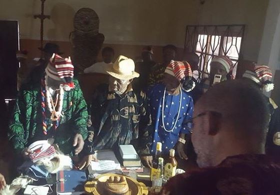 Nnamdi Kanu Decorated As The ‘Greatest Warrior’ Of Biafra Land [Photos]