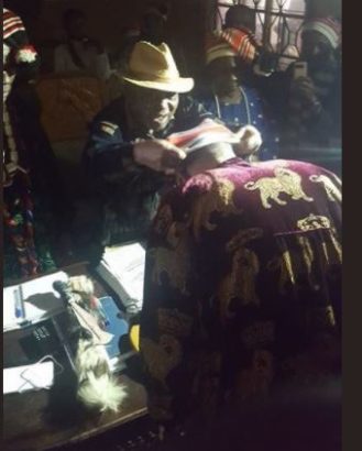 Nnamdi Kanu Decorated As The ‘Greatest Warrior’ Of Biafra Land [Photos]