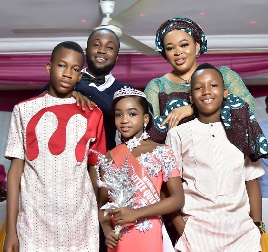 Prince Gozie Okeke And Wife Finally Share Family Xmas Picture [Photos]