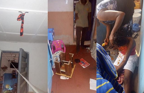 Nigerian Man Rescues Wife From Committing Suicide Because Of House Rent [Photos]