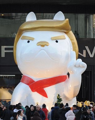 Dog Statue That Looks Exactly Like Trump Unveiled In China