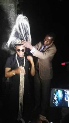 Wizkid Conferred with A Chieftaincy Title In Uganda [Details]