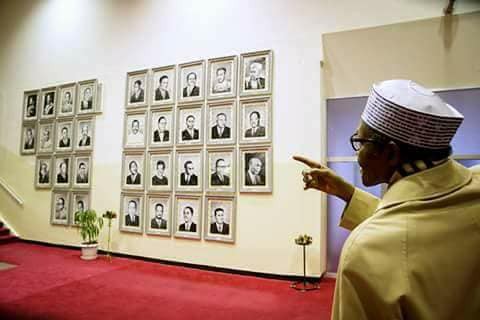 Photos Of Nigerian President, Buhari As He Arrives Addis Ababa For The 30th Ordinary Session Of The African Union