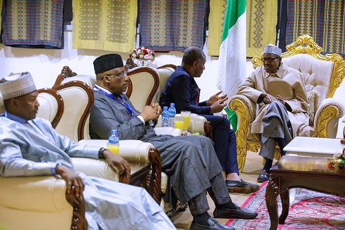 Photos Of Nigerian President, Buhari As He Arrives Addis Ababa For The 30th Ordinary Session Of The African Union