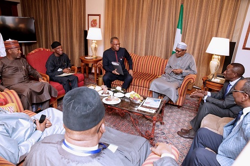 Photos Of Nigerian President, Buhari As He Arrives Addis Ababa For The 30th Ordinary Session Of The African Union