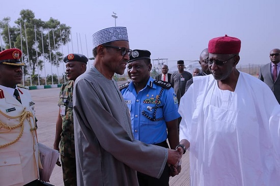 Photos News: President Buhari in Very Happy Mood As He Departs Nigeria for African Union Summit In Addis Ababa