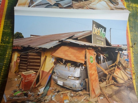 Speeding Driver Crashes into A Betting Shop, Destroys Everything Inside [Photos]