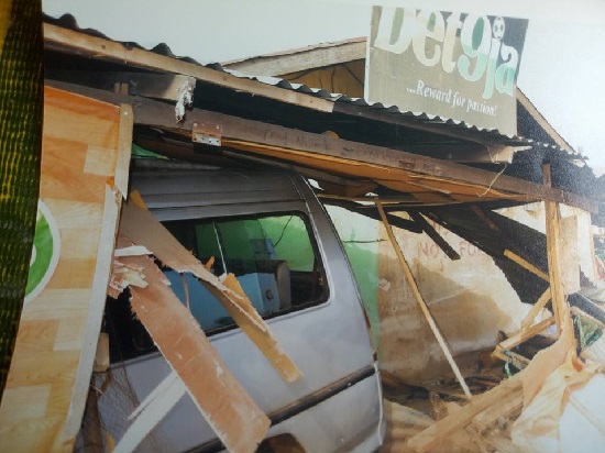 Speeding Driver Crashes into A Betting Shop, Destroys Everything Inside [Photos]