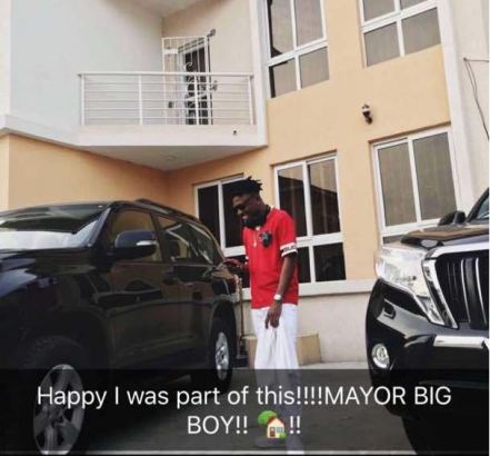 Singer Mayorkun AKA Mayor of Lagos Buys His First House [Photos]