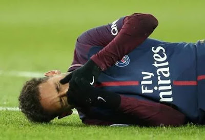 PSG STAR, Neymar, Breaks Foot, Out of Real Madrid Clash....