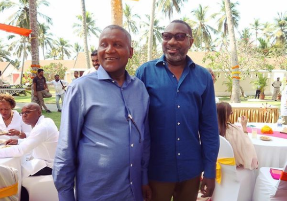 Billionaire Gang!!! Billionaire Businessmen, Femi Otedola and Aliko Dangote Spotted In India