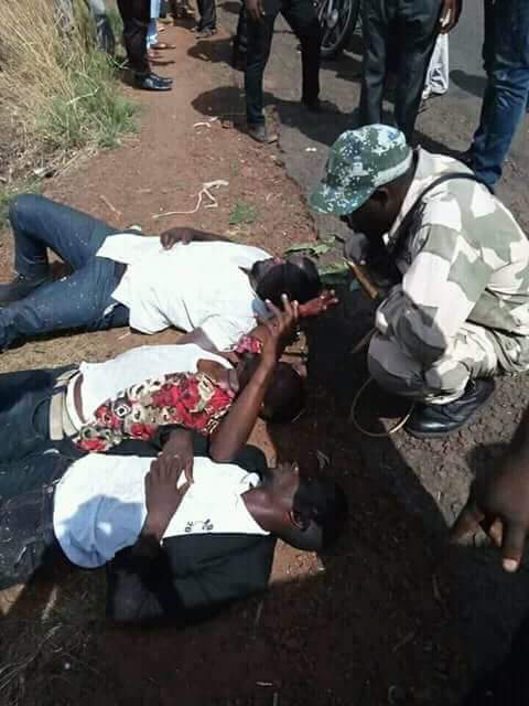 2019 Election: Soldiers Arrest 3 Political Thugs with Guns In Kogi State [Photos]