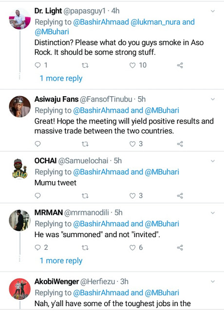 Nigerians Trolls Presidential Media Aide for Saying Buhari Will Be the First African President to Meet Donald Trump 