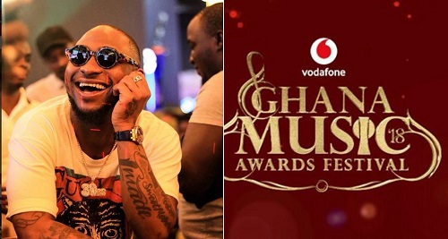 Davido Wins African Artist of The Year At 2018 Ghana Music Awards [See Full List Of Winners]