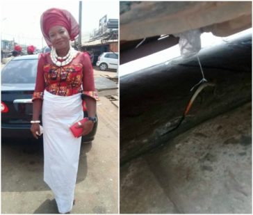 Shocked Lady, Shares Photo Of Lizard Tied To Her Husband’s Car Overnight [photos]