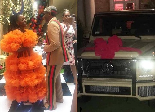 femi-gbajabiamila-gifts-wife-n75m-g-wagon-50th-birthday-photos