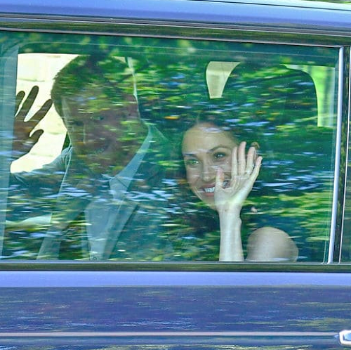 Prince Harry and Meghan Markle spotted taking their last ride together as single people