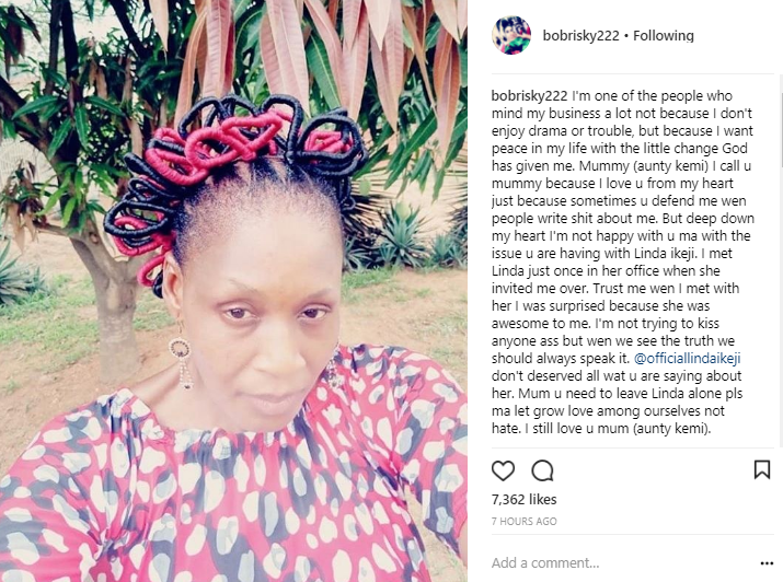 Bobrisky to Kemi Olunloyo - Leave Linda Ikeji Alone Or!