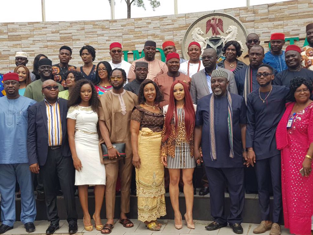 #BBNaija: Rochas Okorocha Hosts Nina and Miracle as They Storm Imo State in Style [Photos+Video]