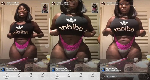Instagram curvy model, Symba flaunts her fat camel toe & gigantic butt in  new Photos - Information Nigeria