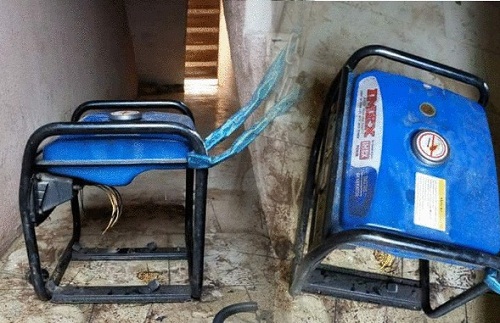 #ThisIsNigeria: How A Generator Was Stolen While Chained Down