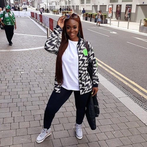 See Adorable Photos Of Your Favourite Celebrities Rocking Nigeria’s World Cup Kit