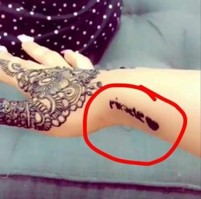 #BBNaija: Nina Tattooed Miracle’s Name on Her Arm [Photos]