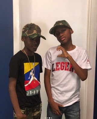 Tuface Idibia's Boys, Nino and Zion, Shares Swagged Up Photos On Instagram Photos]