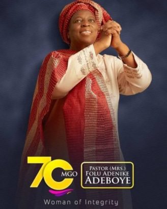 Folu Adeboye, Wife of Pastor Adeboye Celebrates 70th Birthday [Photos]