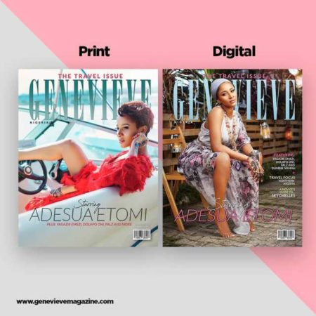 More Adorable Photos of Adesua Etomi from Her Genevieve Magazine Shoot Emerges [Photos]