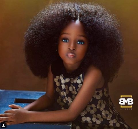 See the Heart Melting Photos of 4-Year-Old Nigerian Girl Branded ‘The Most Beautiful Girl in the World’ [Photos]