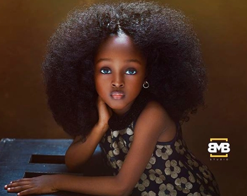 See the Heart Melting Photos of 4-Year-Old Nigerian Girl Branded ‘The Most Beautiful Girl in the World’ [Photos]