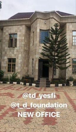 Tonto Dikeh Shares Photos of Her New Office under Construction [Photos]