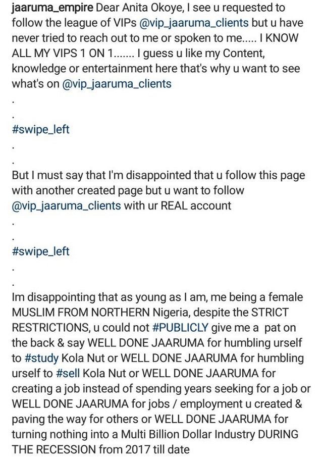 Cex Therapist, Jaaruma Calls out Paul Okoye’s Wife, Anita for Seeking Her Help in Private