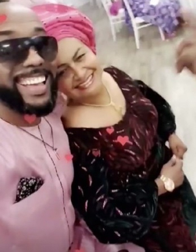 Happy Banky W Full of Smiles As He Joins His Parents to Celebrate Their 40th Wedding Anniversary [Photos]