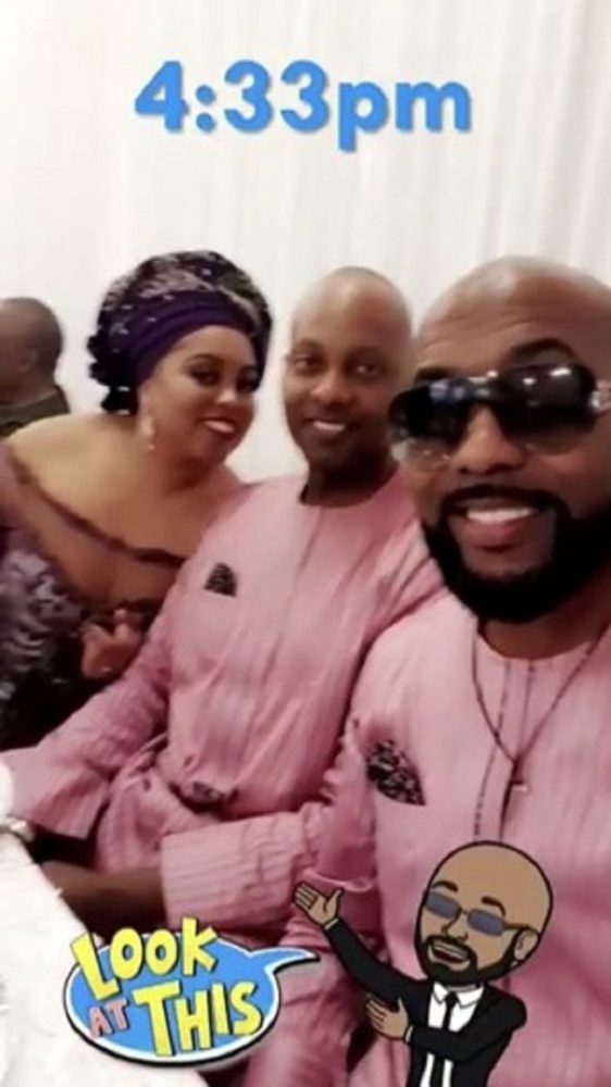 Happy Banky W Full of Smiles As He Joins His Parents to Celebrate Their 40th Wedding Anniversary [Photos]