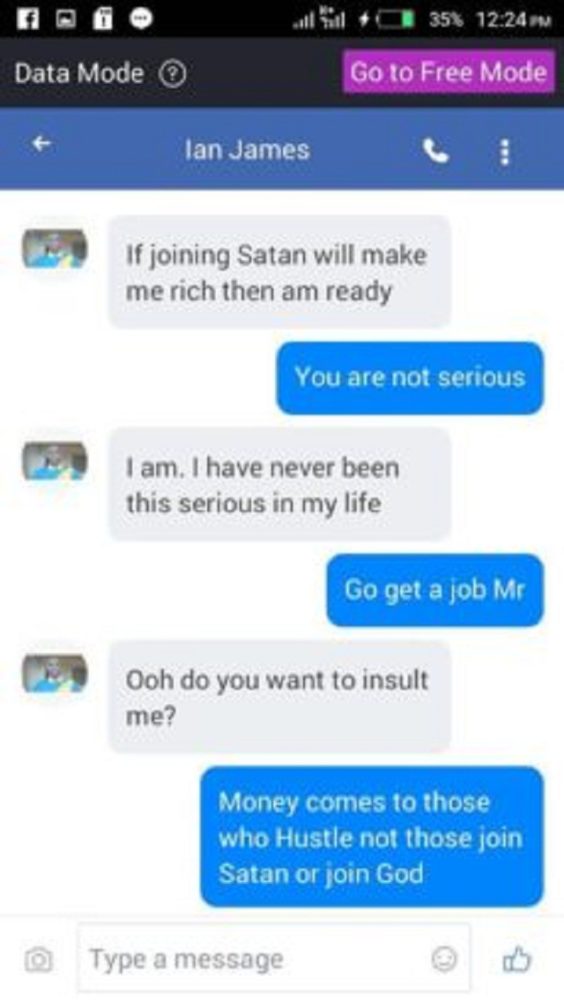 Satan Is Far Better Than God That Is Why I’m Dedicating My Full Soul To Satan – Nigerian Man Says