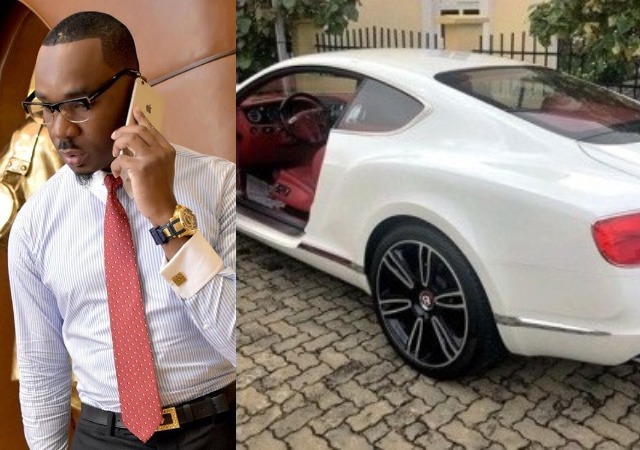 More Photos of Brand New Bentley GT Acquired By Lagos Socialite, Pretty Mike