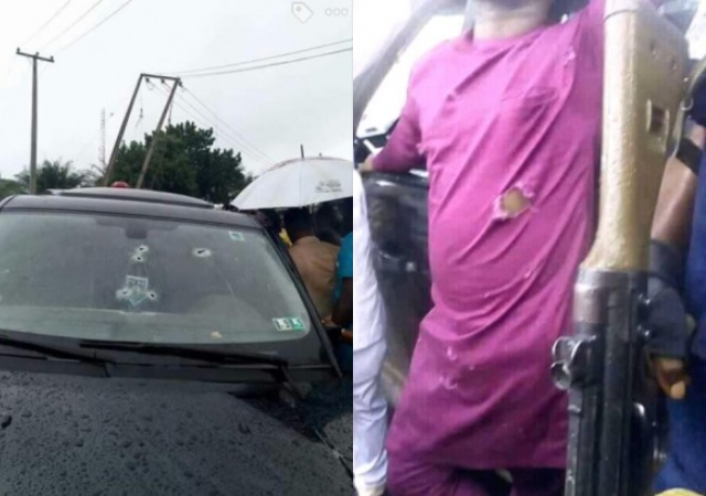 An Anambra based Pastor was allegedly attacked and shot at by assassins yesterday but, miraculously,