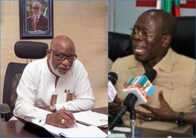 Ondo State Governor, Akeredolu Attacks Oshiomhole, Speaks On Supporting Buhari In 2019