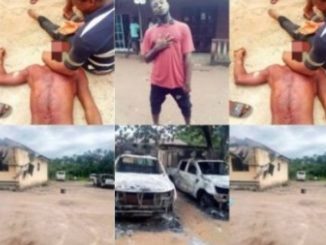 Furious Imo Youth Set Police Station Ablaze After an Officer Killed One of Them