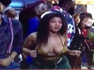 BBNaija: Tacha Suffers Wardrobe Malfunction [Video/Photos]