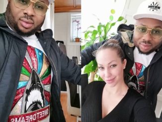 Tonto Dikeh Estranged Husband Shares Loved Up Photo with His Caucasian Girlfriend [Photos]