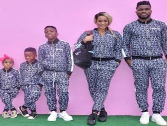 Lovely Family Photos of Adaeze and Joseph Yobo as Step out With Their Kids in Matching Outfit