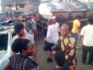 Another Petrol Laden Tanker Falls in Anambra [Photos]